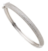 Charming Design 925 Sterling Silver Bracelet studded with CZ